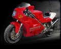 Ducati 888Spo 4 Motorbike Vintage Aged A4 Photo Print