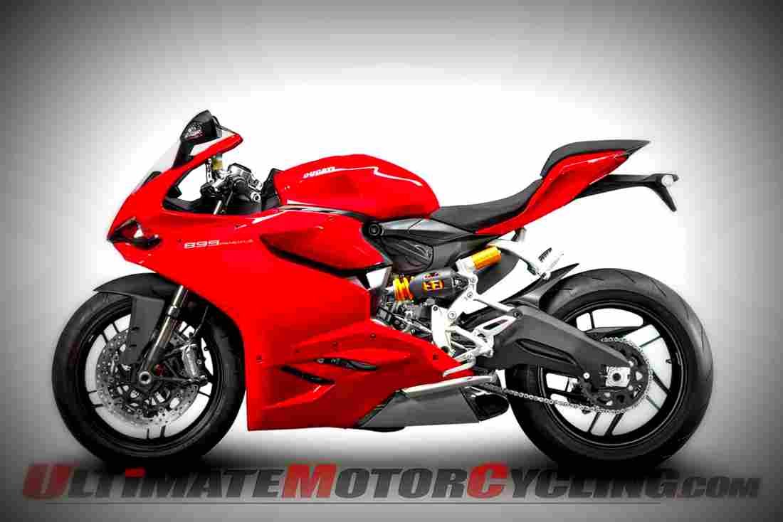 Ducati 899 Panigale 899cc 3 motorbike A4 Photo Print