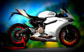 Ducati 899 Panigale 899cc 5 motorbike A4 Photo Print