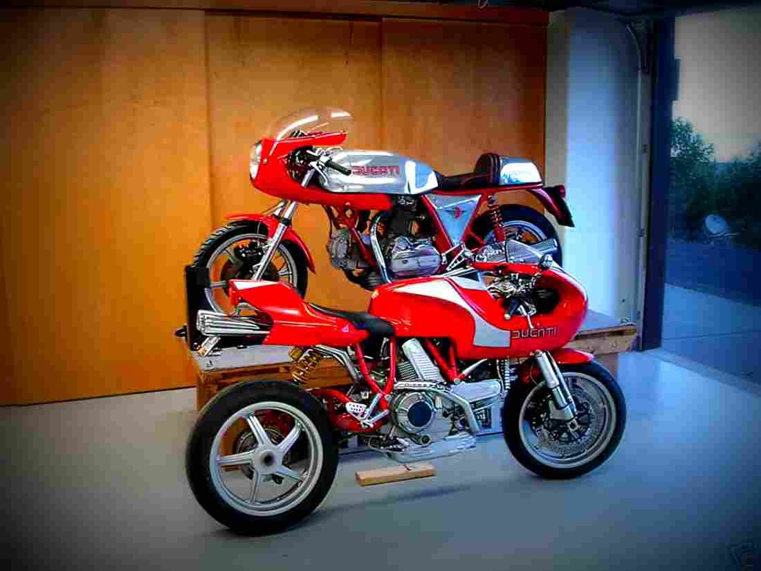 Ducati 900 MH E 2001 4 motorbike A4 Photo Print
