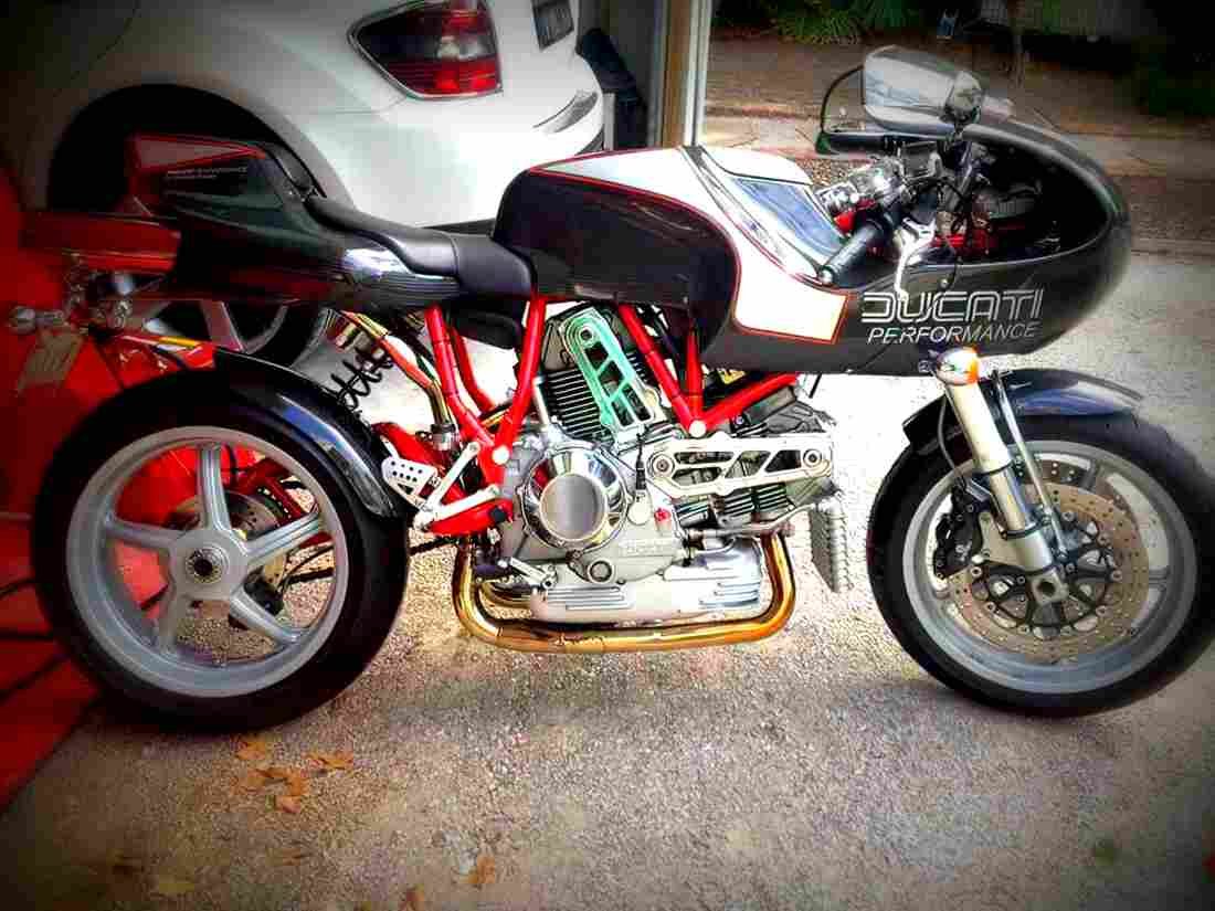 Ducati 900 MH E 2001 5 motorbike A4 Photo Print