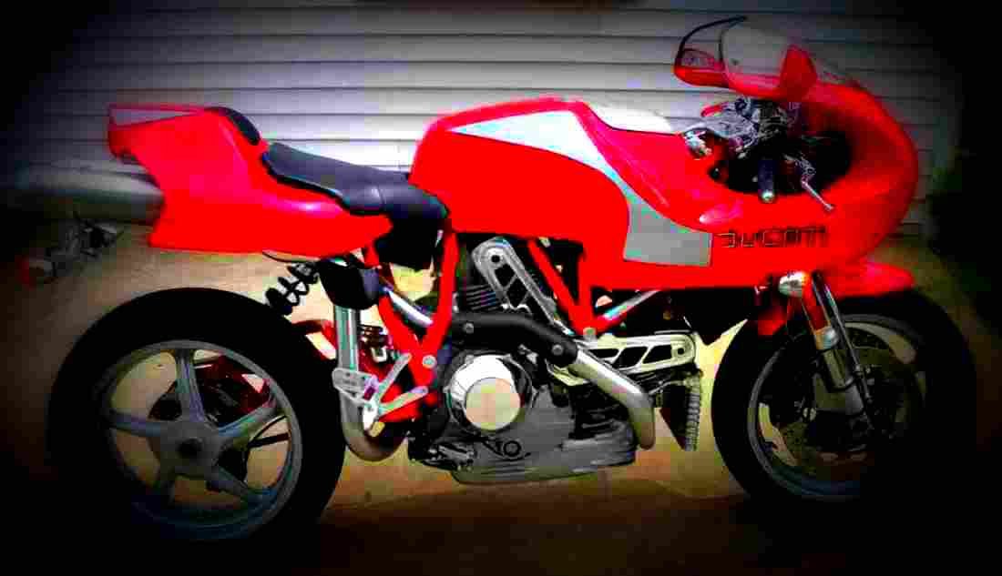 Ducati 900 MH E 2001 6 motorbike A4 Photo Print