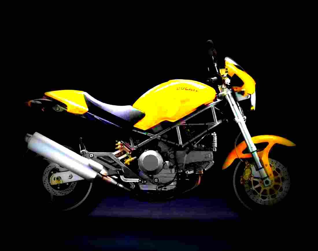 Ducati 900 Monster 2000 1 motorbike A4 Photo Print