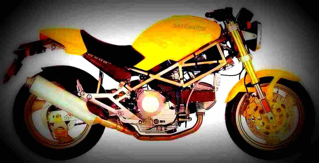 Ducati 900 Monster M 1994 5 motorbike A4 Photo Print