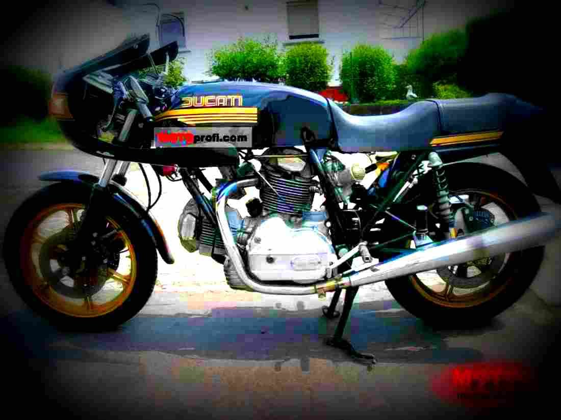 Ducati 900 S 2 1983 2 motorbike A4 Photo Print