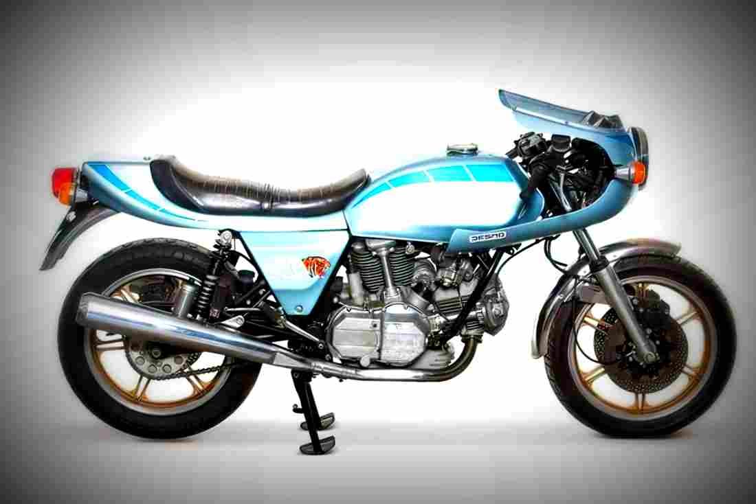 Ducati 900 SD Darmah 1980 3 motorbike A4 Photo Print