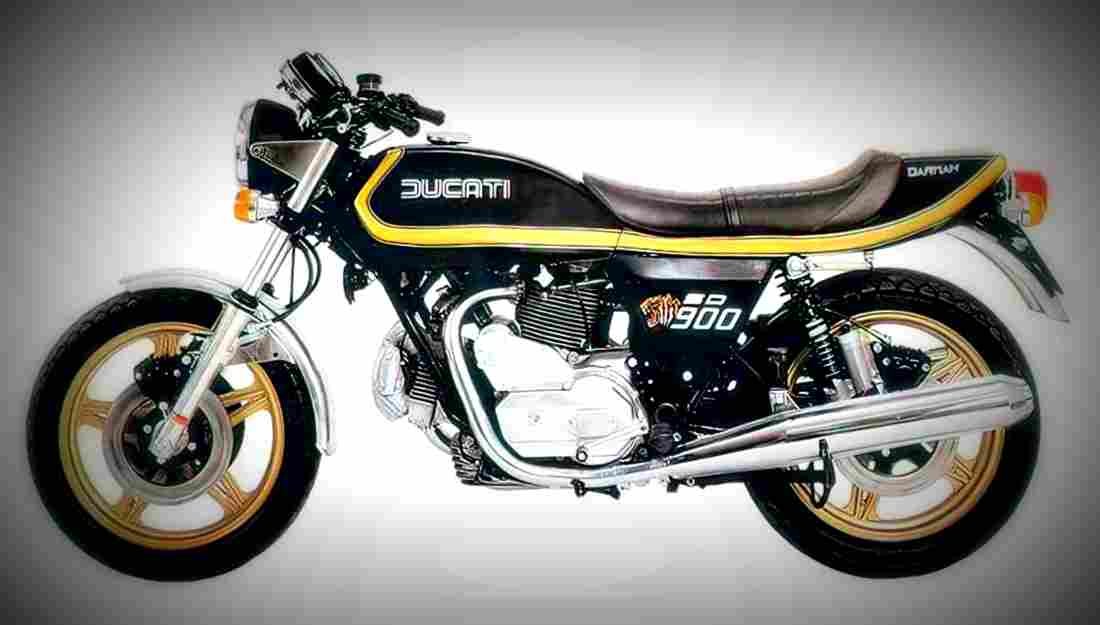 Ducati 900 SS 1976 5 motorbike A4 Photo Print