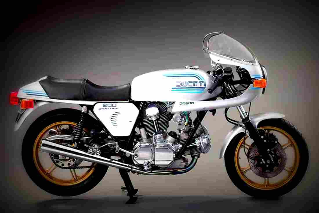 Ducati 900 SS 1979 1 motorbike A4 Photo Print