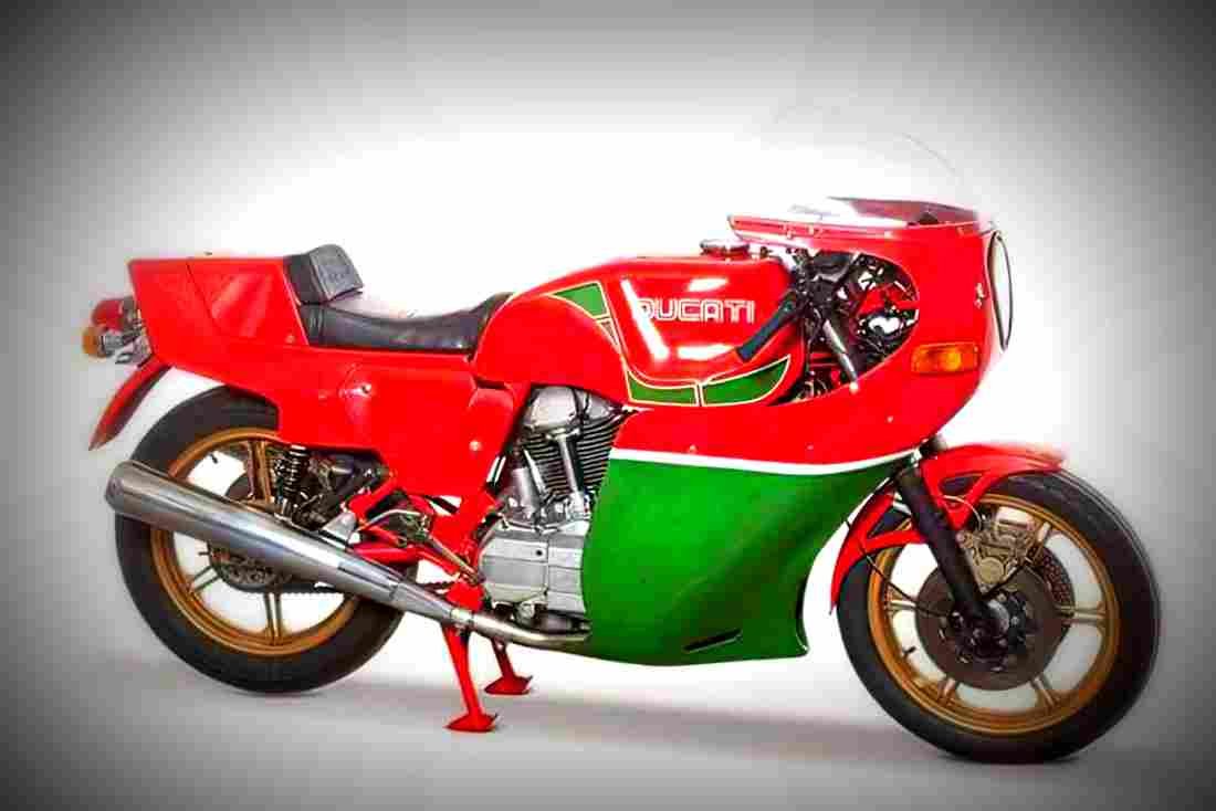 Ducati 900 SS 1984 2 motorbike A4 Photo Print