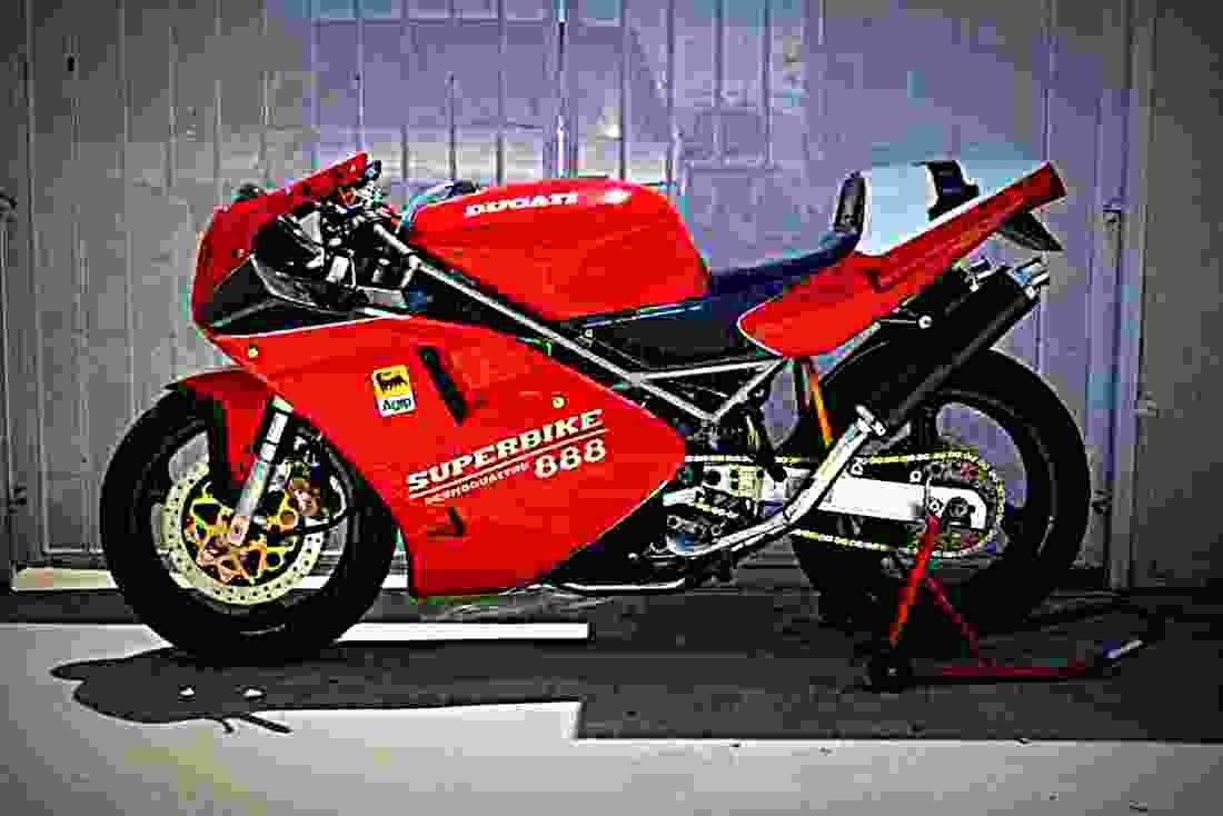 Ducati 900 SS 1993 5 motorbike A4 Photo Print