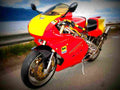 Ducati 900 SS C 1995 1 motorbike A4 Photo Print