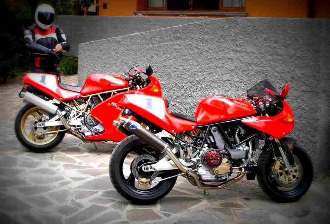 Ducati 900 SS Carenata 2001 6 motorbike A4 Photo Print