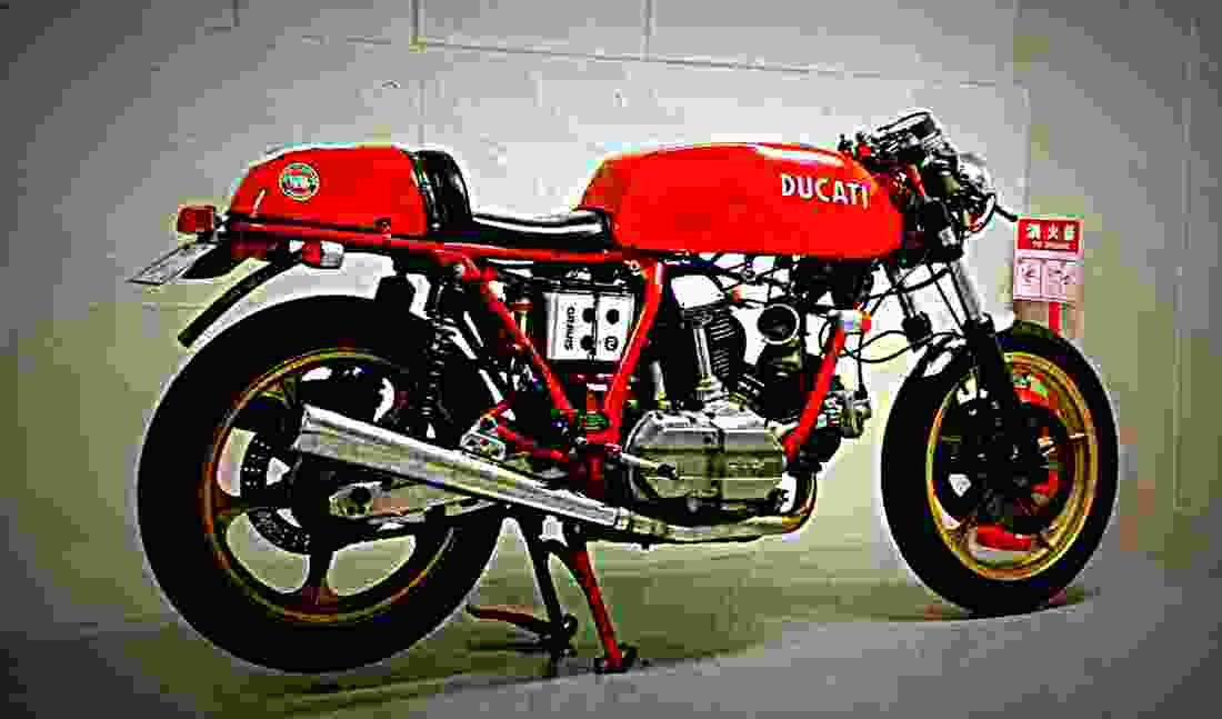 Ducati 900 SS Darmah 1981 6 motorbike A4 Photo Print