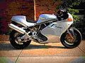 Ducati 900 SS FE 1998 2 motorbike A4 Photo Print
