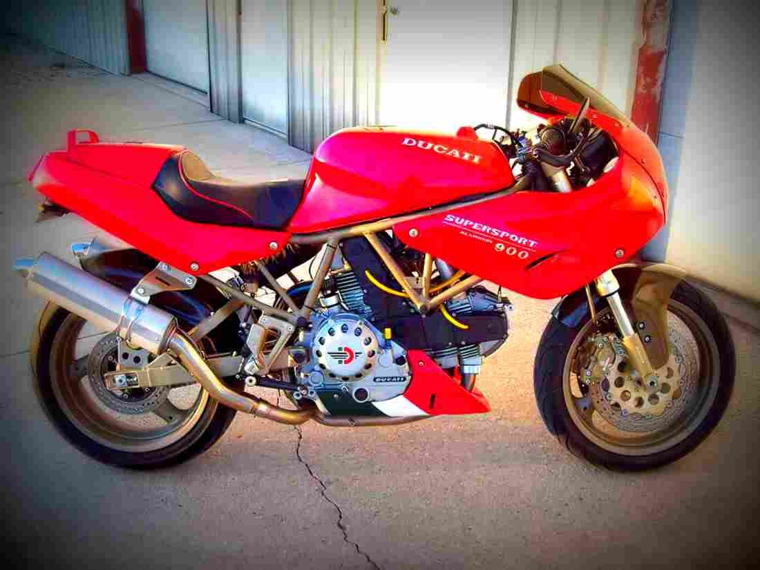 Ducati 900 SS Nuda 2001 1 motorbike A4 Photo Print
