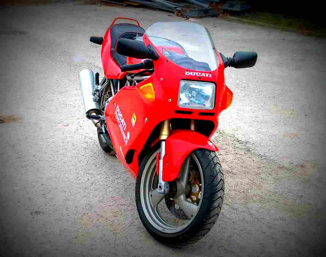 Ducati 900 SS Supersport 1990 2 motorbike A4 Photo Print