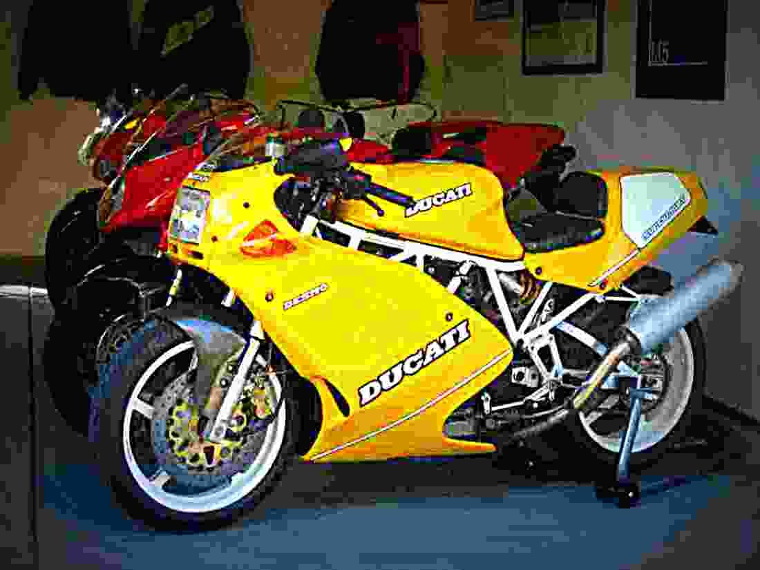 Ducati 900 Superlight 1993 1 motorbike A4 Photo Print