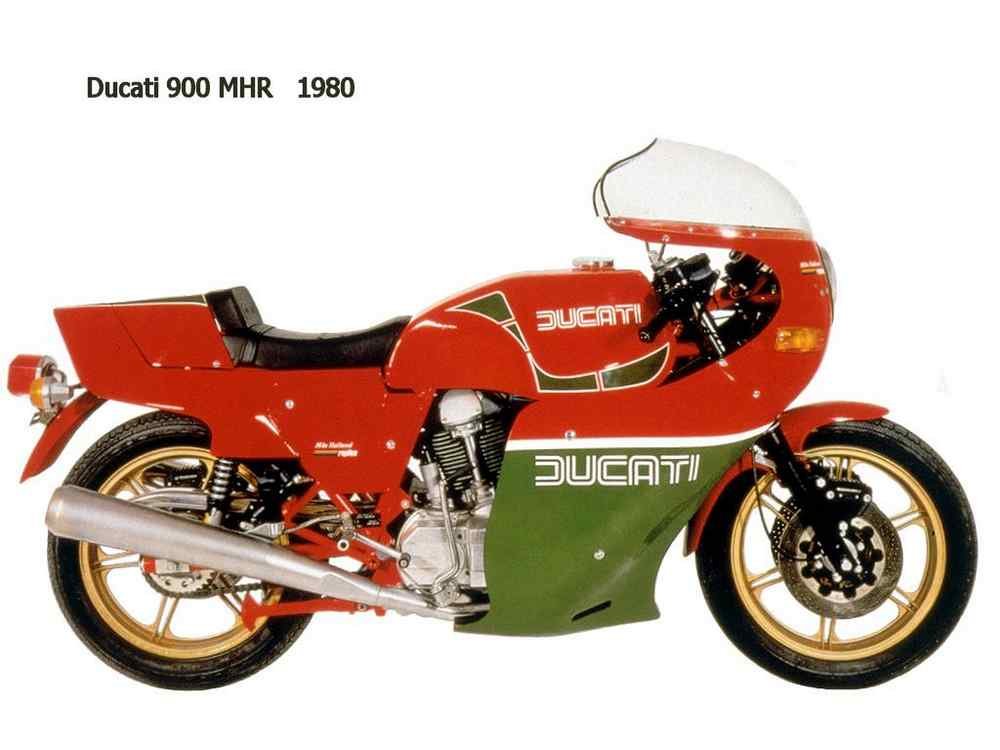 Ducati 900MHR 1980 motorbike A4 Photo Print