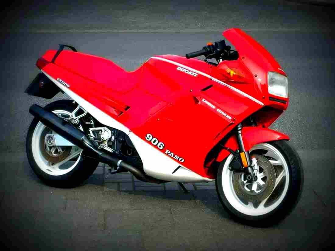 Ducati 906 Paso 1991 4 motorbike A4 Photo Print