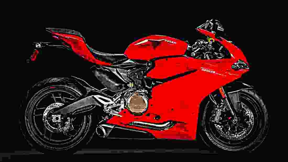 Ducati 959 Panigale 2017 4 motorbike A4 Photo Print