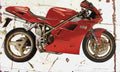 Ducati 996 1999 Aged Vintage A4 Photo Print