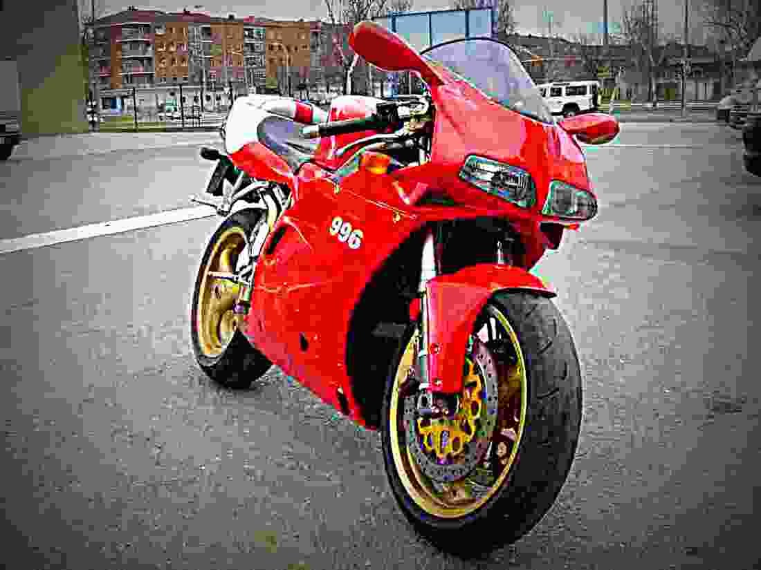 Ducati 996 SPS 2000 2 motorbike A4 Photo Print