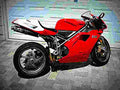 Ducati 996 SPS 2000 5 motorbike A4 Photo Print