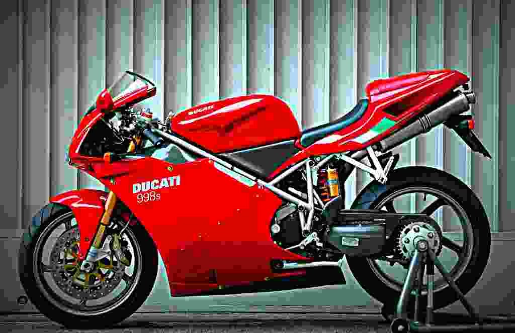 Ducati 998 2003 2 motorbike A4 Photo Print