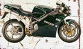 Ducati 998 Matrix 2004 Aged Vintage A4 Photo Print