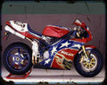 Ducati 998S Bostrom Motorbike Vintage Aged A4 Photo Print