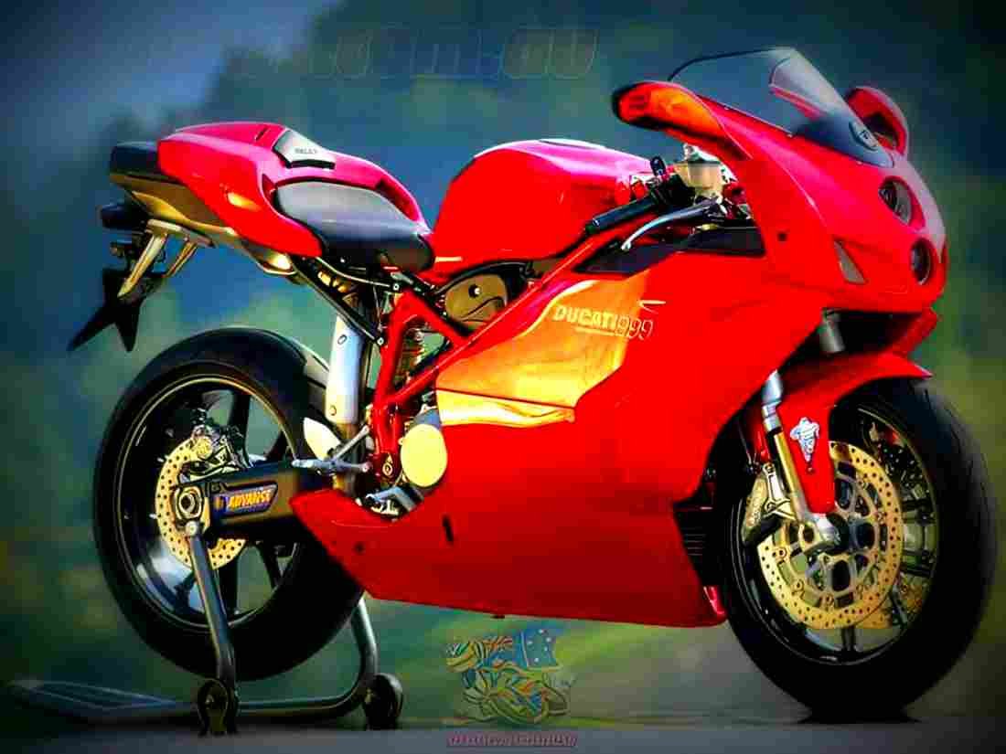 Ducati 999 2003 1 motorbike A4 Photo Print