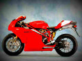 Ducati 999 R 2004 5 motorbike A4 Photo Print