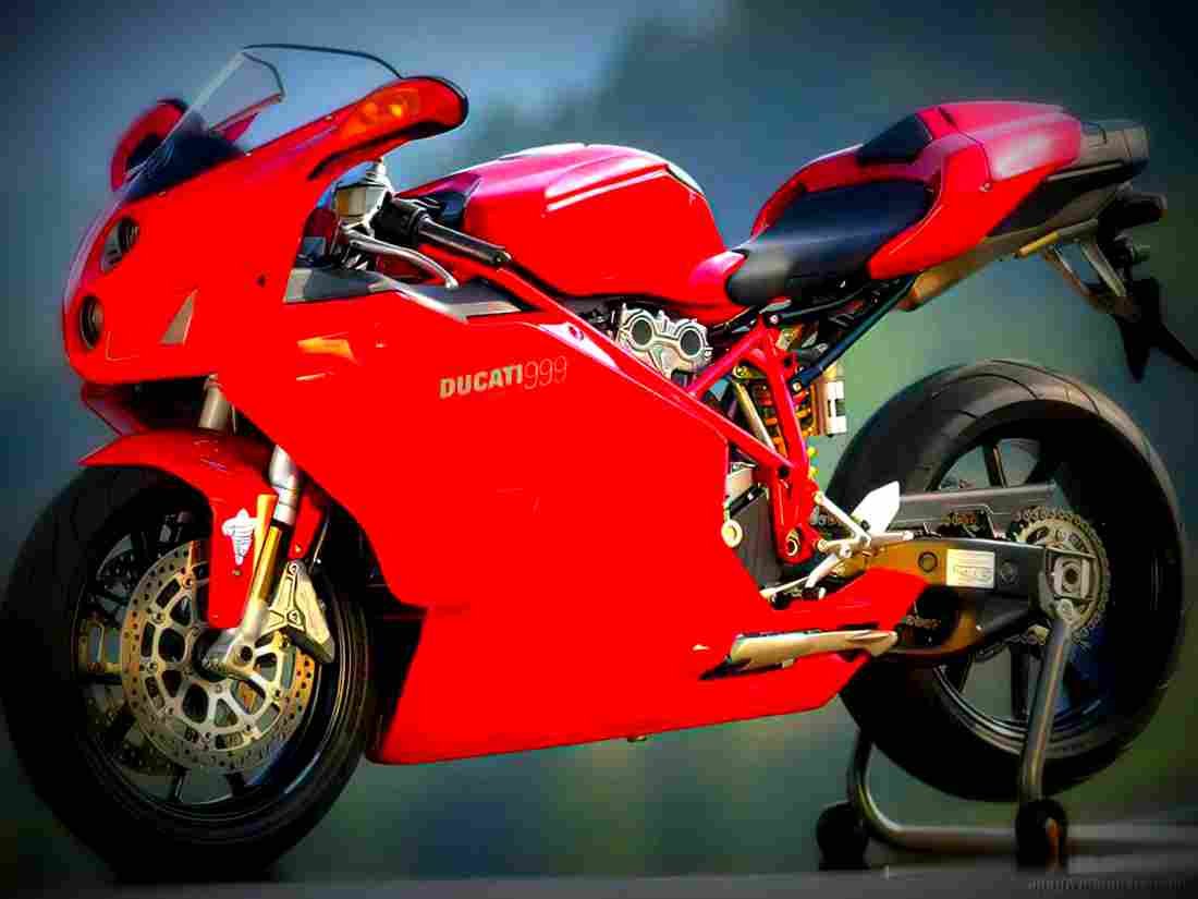 Ducati 999 S 2003 3 motorbike A4 Photo Print