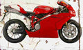 Ducati 999R 2004 Aged Vintage A4 Photo Print