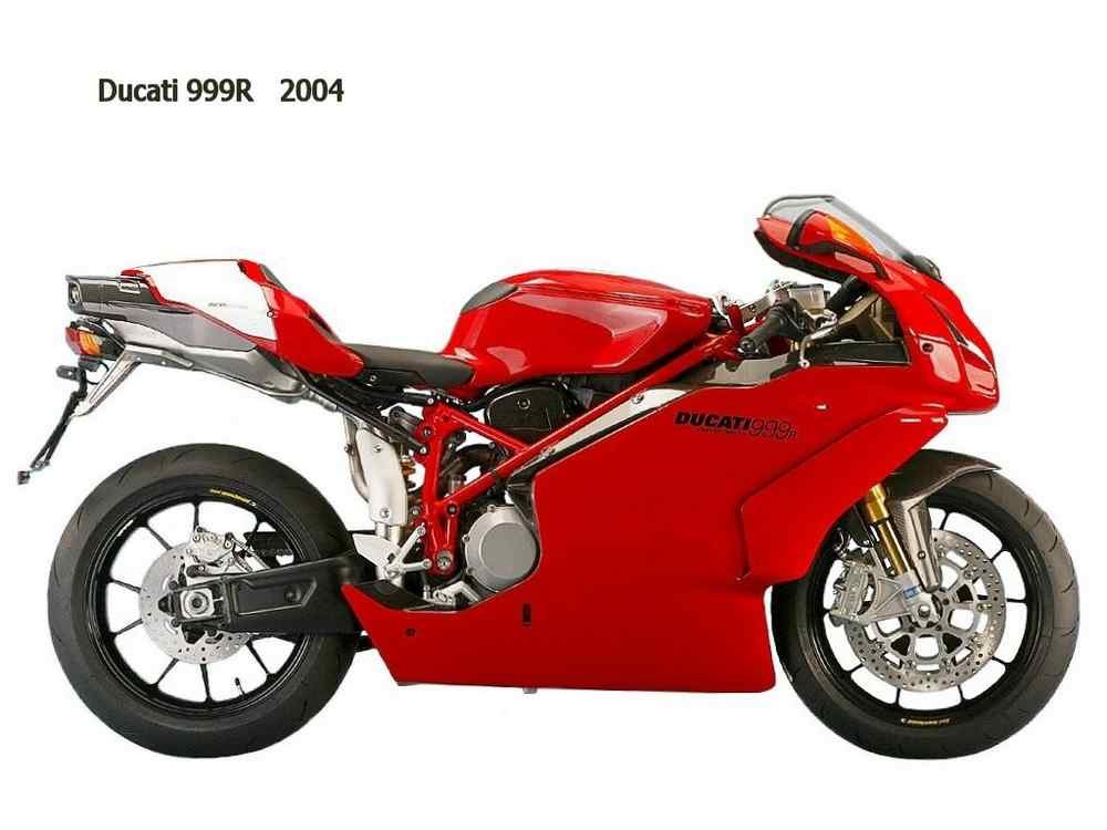 Ducati 999R 2004 motorbike A4 Photo Print