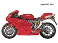 Ducati 999S 2003 motorbike A4 Photo Print