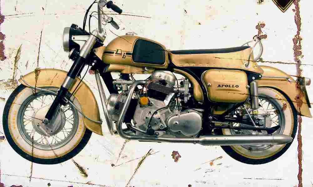 Ducati Apollo 1963 Aged Vintage A4 Photo Print