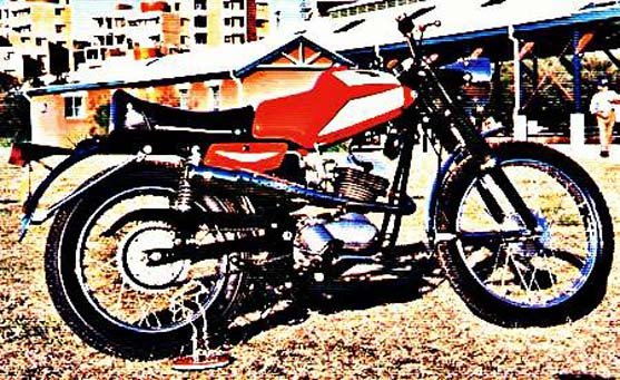 Ducati Cadet motorbike A4 Photo Print