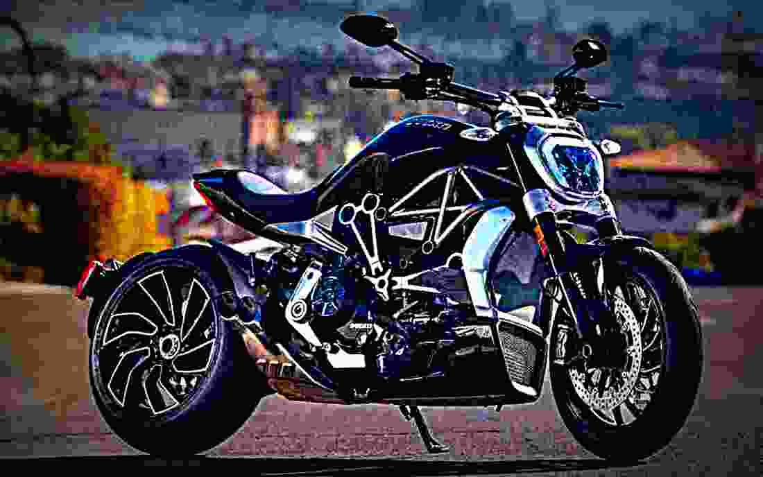 Ducati Diavel 2017 1 motorbike A4 Photo Print