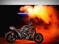 Ducati Diavel Diesel 2018 3 motorbike A4 Photo Print