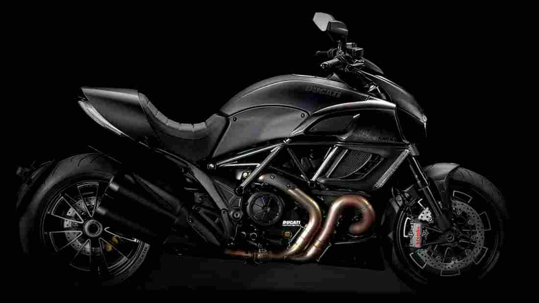 Ducati Diavel Strada 1200cc 3 motorbike A4 Photo Print