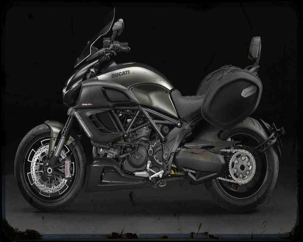 Ducati Diavel Strada 13 3 Motorbike Vintage Aged A4 Photo Print