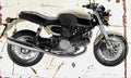 Ducati GT1000 2007 Aged Vintage A4 Photo Print