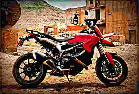 Ducati HyperStrada HyperStrada 5 motorbike A4 Photo Print