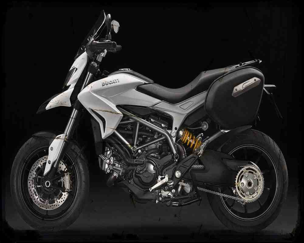 Ducati Hypermotard 13 2 Motorbike Vintage Aged A4 Photo Print
