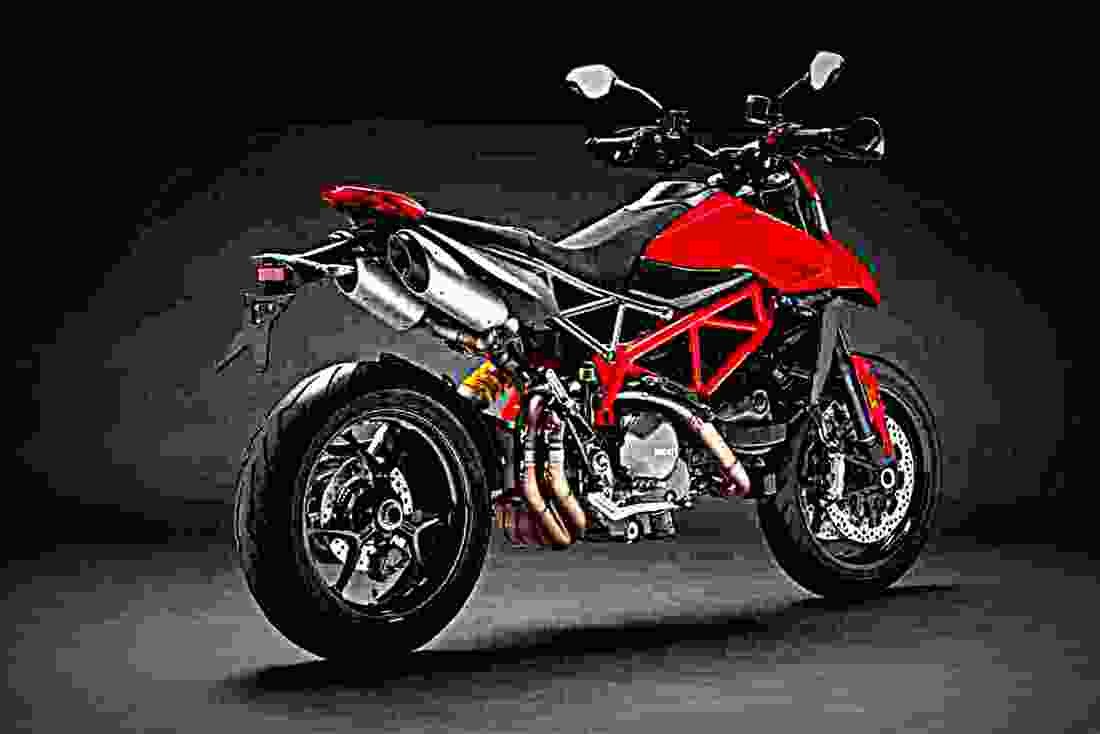 Ducati Hypermotard 950 2019 4 motorbike A4 Photo Print
