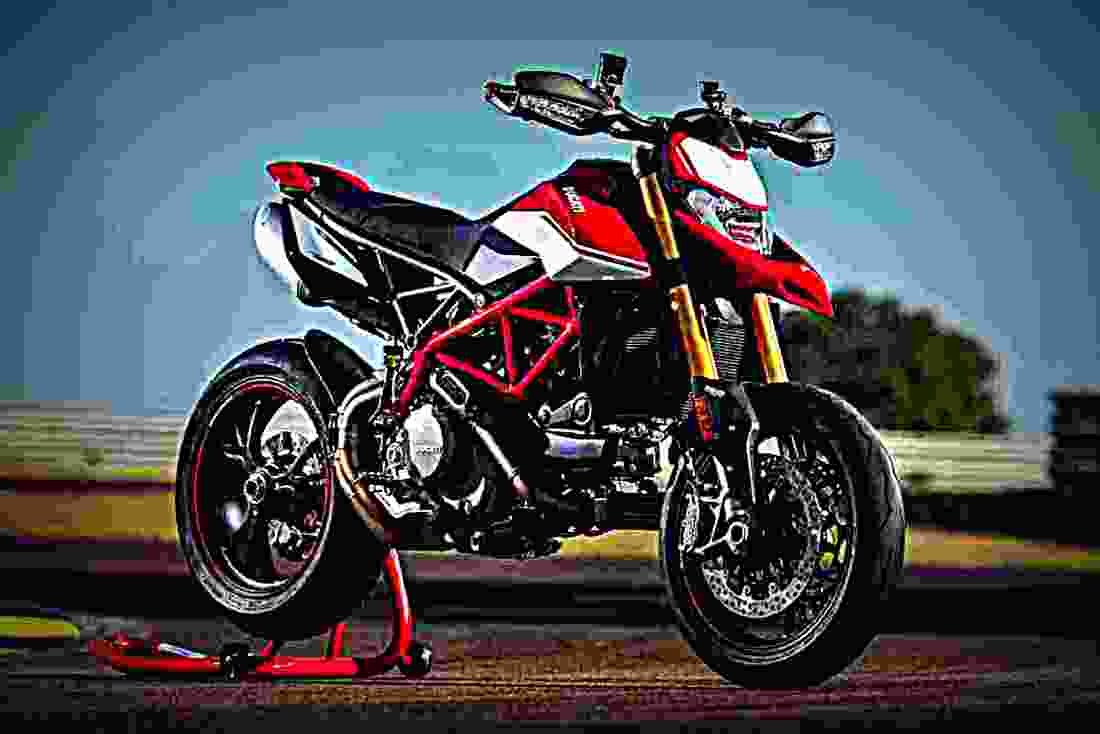 Ducati Hypermotard 950 SP 2019 2 motorbike A4 Photo Print