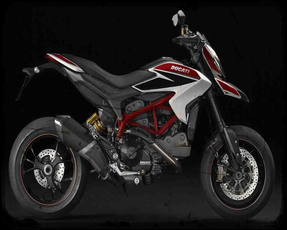 Ducati Hypermotard Sp Motorbike Vintage Aged A4 Photo Print