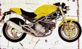 Ducati M900 Monster 1996 Aged Vintage A4 Photo Print