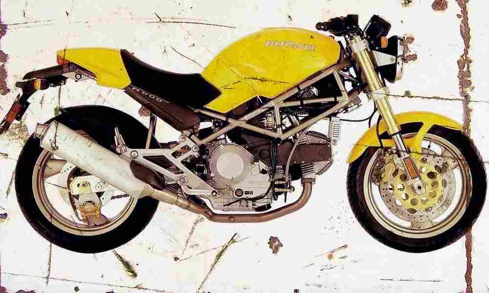 Ducati M900 Monster 1996 Aged Vintage A4 Photo Print